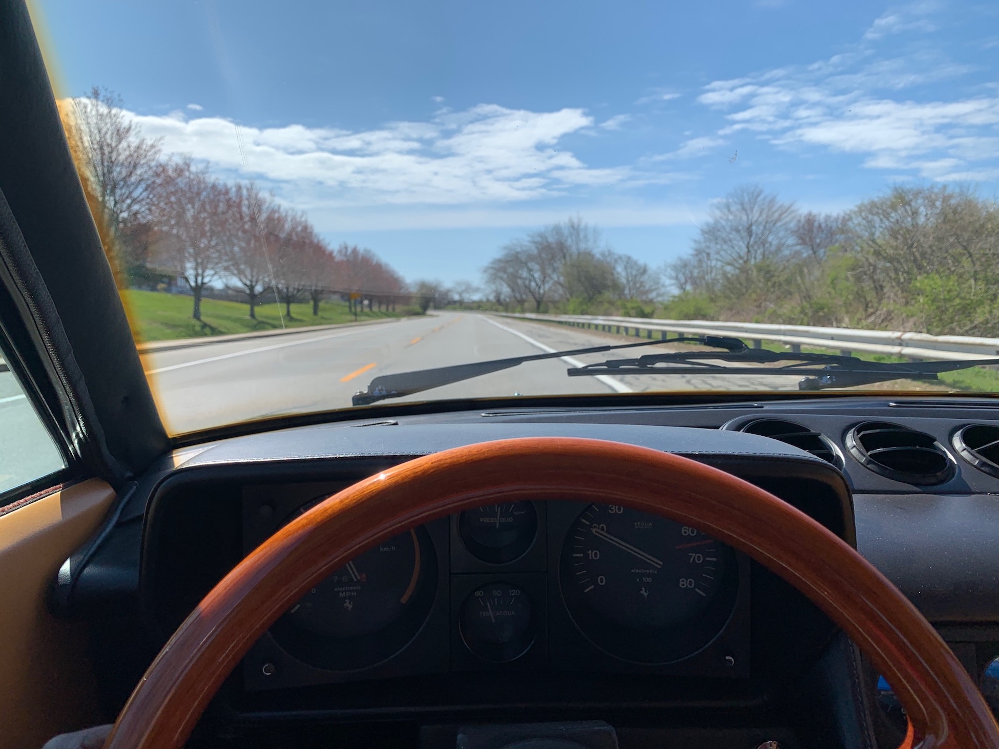 Donald Dfd Driving Shot 1981 Ferrari 400i