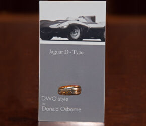 Jaguar D Type Bronze Lapel Pin