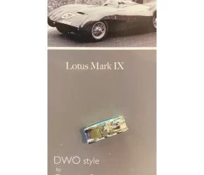 Lotus Mk Ix Sterling Lapel Pin
