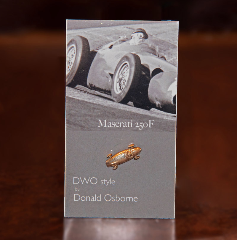 Maserati250f Bronze Lapel Pin