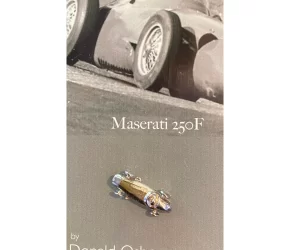 Maserati250f Sterling Lapel Pin